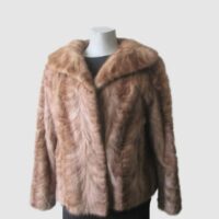 Mink Fur Jacket Bolero Coat Women's Sz 6 Mint