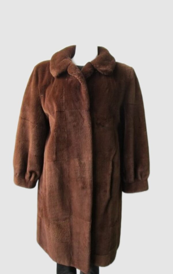 Sheared Raccoon Fur Coat Jacket Women's Sz 8 SUPERB