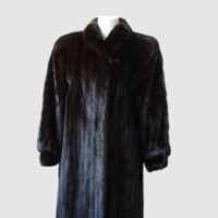 Mink Fur Coat Jacket MINT Women’s Sz 10 Dark Ranch Mink