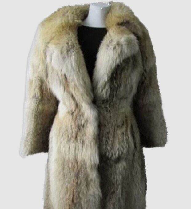 Coyote Fur Coat Jacket MINT+ Women Sz XS