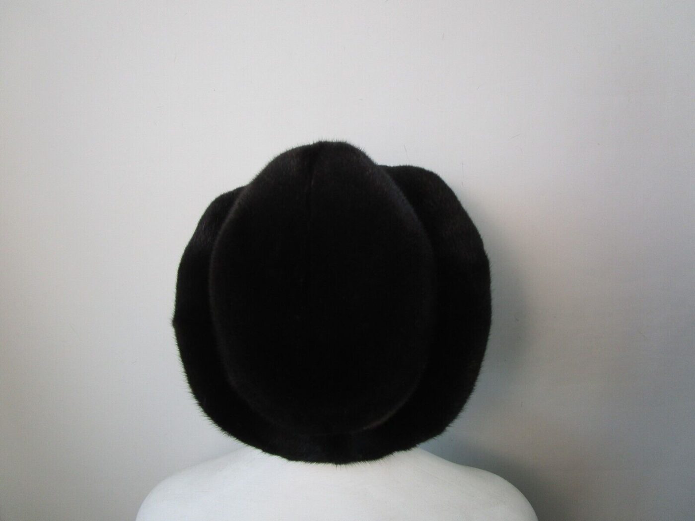 Mink Fur COWBOY Hat Man Men's Sz 24" New Black - Image 3