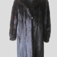 Mink Fur Coat Jacket MINT Women’s Sz 12 Dark Ranch Mink
