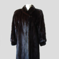 Mink Fur Coat Jacket MINT Women’s Sz 10 Dark Ranch Mink