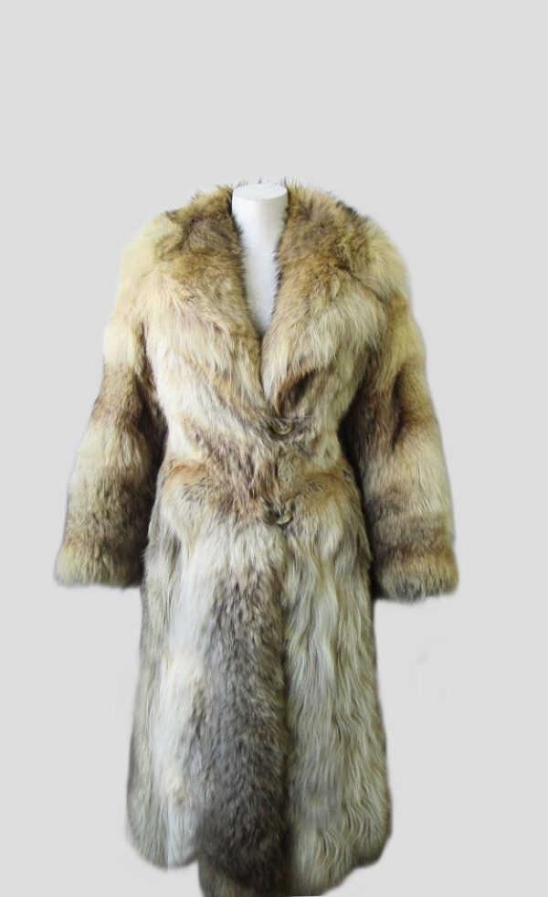 Coyote Fur Coat Jacket Mint Woman Sz 4 Women