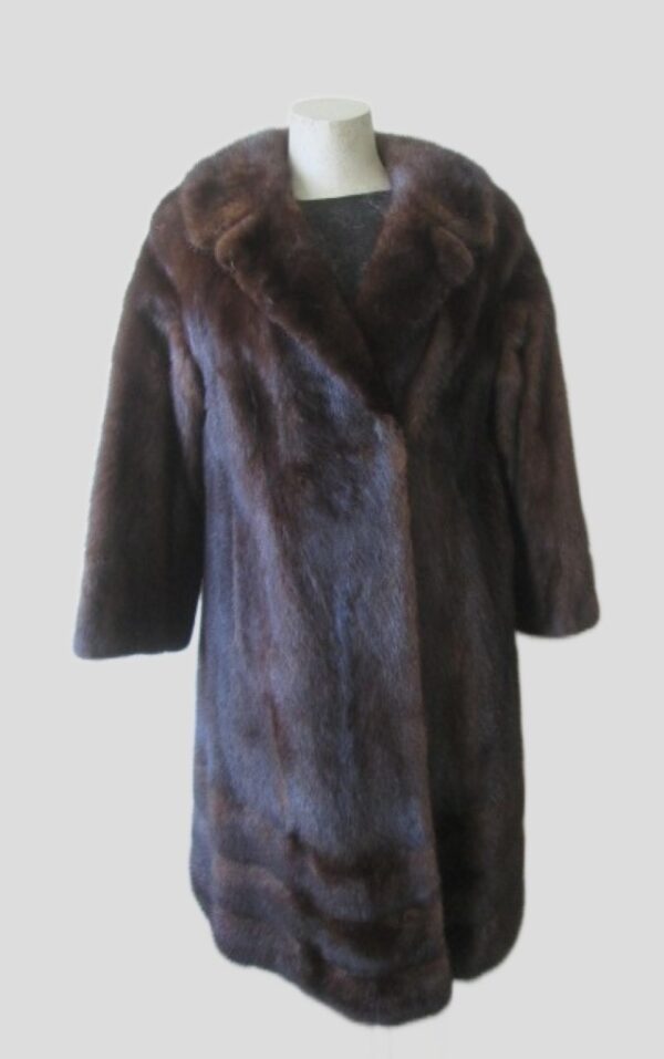 Mink Fur Coat Jacket Women’s Sz 8 Canadian Mink Pristine