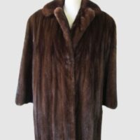 Women's Sz 12 M Natural Demi-Buff Mink Fur Coat Jacket MINT+ Woman