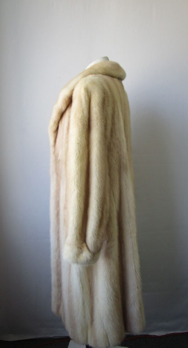 Women's Sz 8 Pearl Mink Fur Coat Jacket MINT+ Woman - Image 5