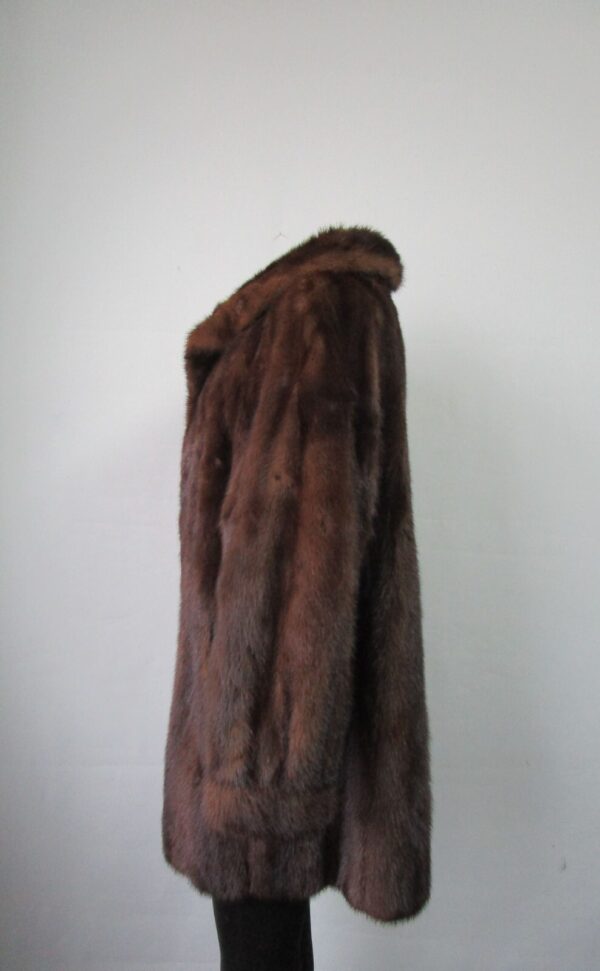 Women's Sz 8 Canadian Mink Fur Coat Jacket MINT+ Woman - Image 5