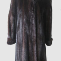 Dark Ranch SUPERB Real Mink Fur Coat Jacket Sz 10