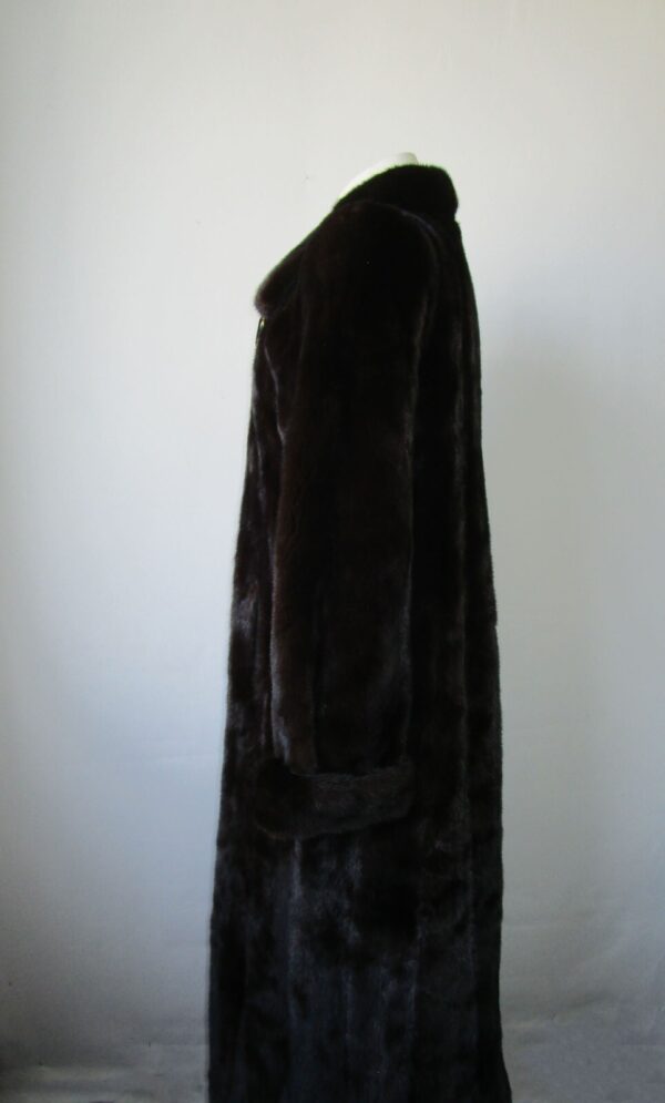 Women's Sz 8 Superb Real Mink Fur Coat Jacket Woman AMERICAN LEGEND - Image 3