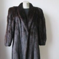 Women's Sz 12 Dark Ranch Mink Fur Coat Mint CLEARANCE SALE! 💰