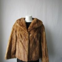 Women's Sz 6 Pastel Mink Fur Coat Jacket Bolero MINT+ CLEARANCE SALE!