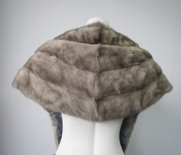 Women's Sapphire Mink Fur Stole Wrap Cape Wedding Woman MINT+ - Image 6