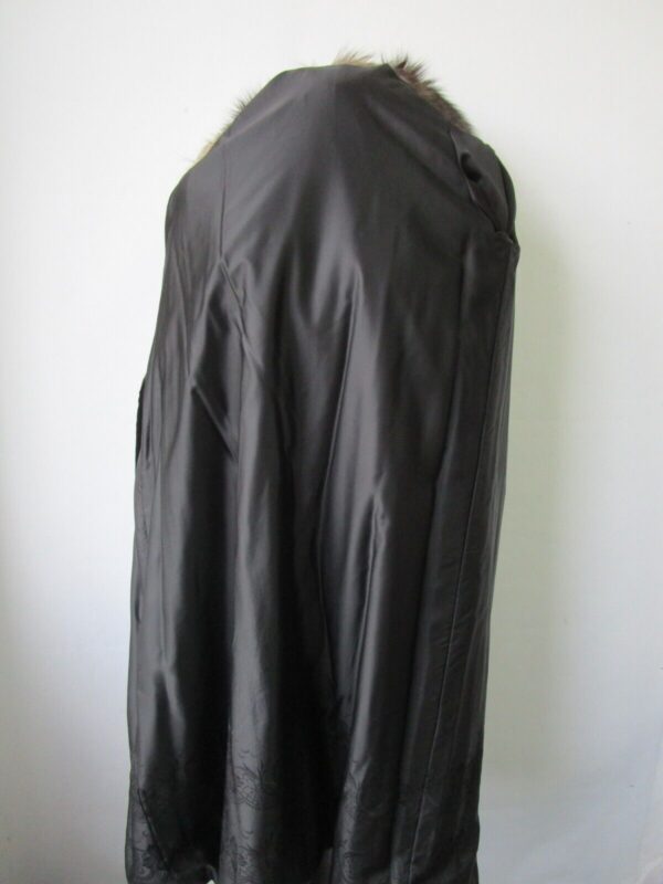 Women's Mink Fur Coat with Indigo Fox Fur MINT+ Sz 8 Woman - Image 6