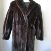 Women's Sz 10 M Dark Ranch Real Mink Fur Coat Mint+ CLEARANCESALE! 💰