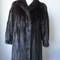 Women's Sz 10 Dark Ranch Mink Fur Coat Mint CLEARANCE SALE!💰