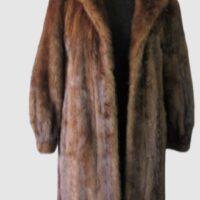 Pastel Mink Fur Coat Jacket Sz 6 MINT