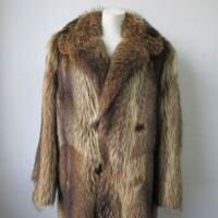 Men's Size 40/42 Raccoon Fur Coat MINT MEN Man