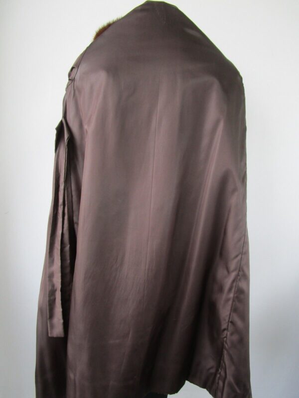 Women's Dark Pastel Mink Fur Coat Mint Sz 4 Woman - Image 5