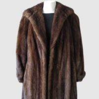 Demi Buff Mink Fur Coat Jacket SUPERB Sz 10 M