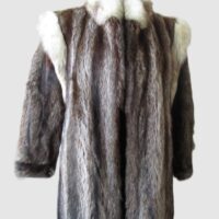 Raccoon & Fox Fur Coat Jacket MINT+ Woman, Sz 8