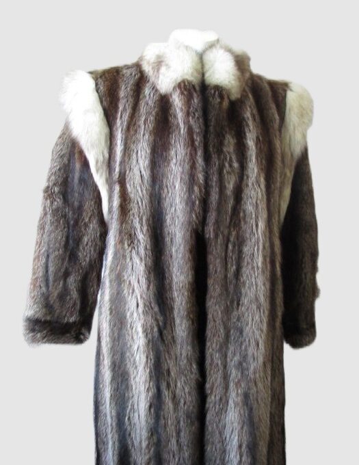 Raccoon & Fox Fur Coat Jacket MINT+ Woman, Sz 8
