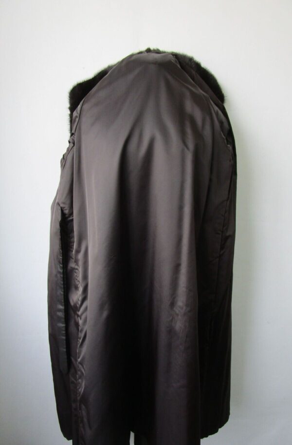 Women's Sz 4 Canadian Natural Black Mink Fur Coat MINT+ Woman - Image 5
