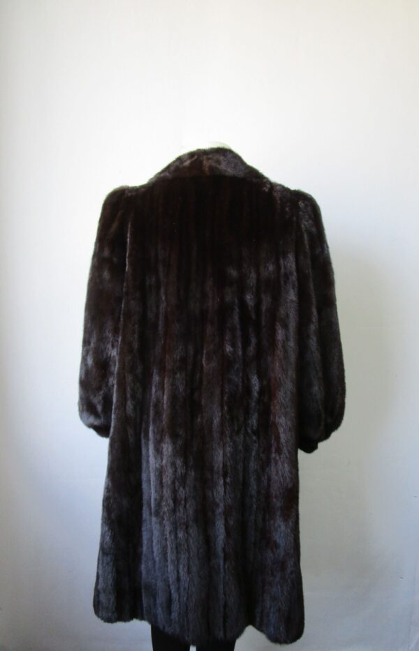 Women's Sz 12 Dark Ranch FEMALE Mink Fur Coat Jacket Mint+ CANADA MAJESTIC - Image 5