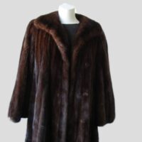 Women's Sz 6/8 Canadian Demi-Buff Mink Fur Coat Jacket SUPERB