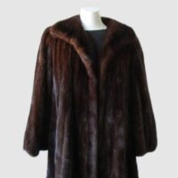 Women's Sz 6/8 Canadian Demi-Buff Mink Fur Coat Jacket SUPERB