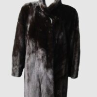 Dark Ranch Mink Fur Coat Jacket Mint+ Sz 6