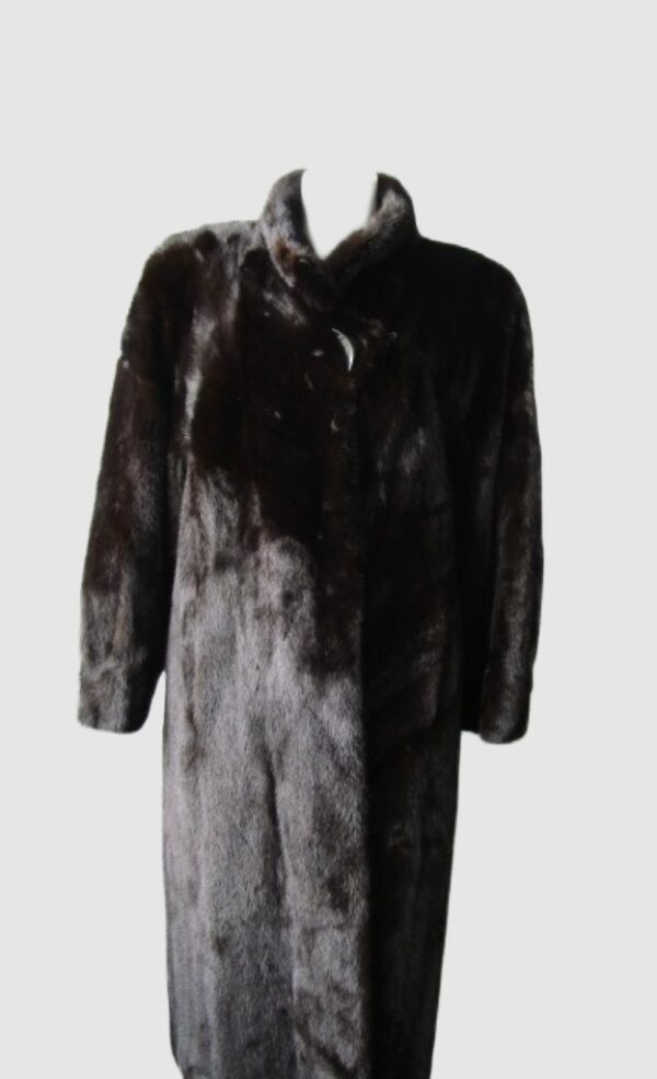 Dark Ranch Mink Fur Coat Jacket Mint+ Sz 6