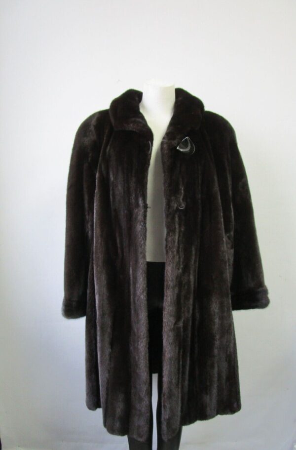 Women's Sz 12 FEMALE Mink Fur Coat Jacket Stroller EXCELLENT Woman - Image 3