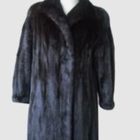 Dark Ranch Mink Fur Coat Jacket Mint Sz 10