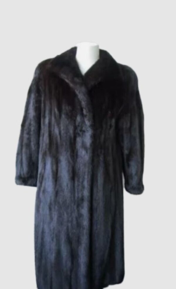 Dark Ranch Mink Fur Coat Jacket Mint Sz 10