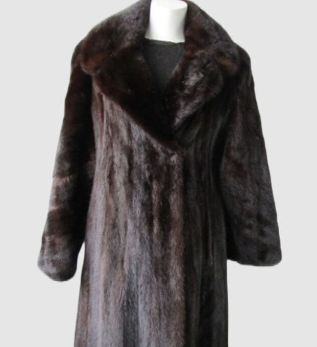 Sz 6 MINT Canadian Mink Fur Coat Jacket