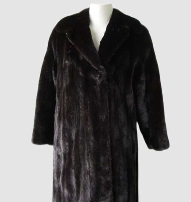 Women's Sz 6 Superb Real Mink Fur Coat Jacket
