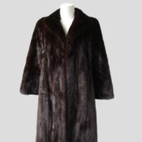 Dark Ranch Mink Fur Coat Jacket MINT+ Sz 6