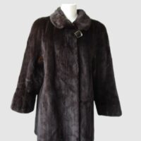 Women's 10 Canadian Sheared Mink Fur Coat Jacket MINT+