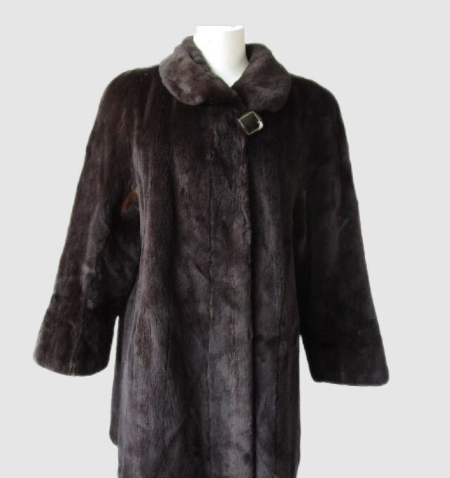Women's 10 Canadian Sheared Mink Fur Coat Jacket MINT+
