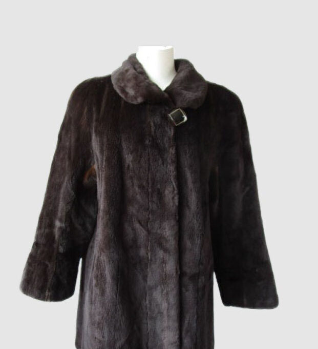 Women's 10 Canadian Sheared Mink Fur Coat Jacket MINT+