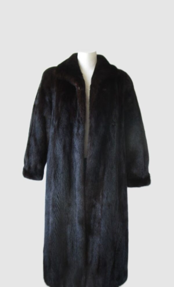Canadian Dark Ranch Mink Fur Coat MINT+ Sz 6