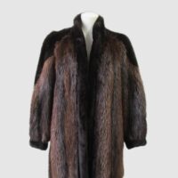 Women's Sz 10 MINT+ Beaver Fur Coat Jacket Woman