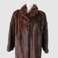 Women's Sz 8 Canadian Mink Fur Coat Jacket MINT+ Woman