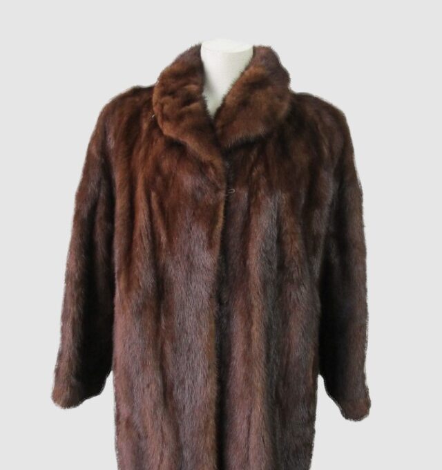 Women's Sz 8 Canadian Mink Fur Coat Jacket MINT+ Woman