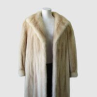 Women's Sz 8 Pearl Mink Fur Coat Jacket MINT+ Woman