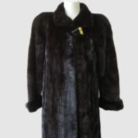 Women's Sz 8 Superb Real Mink Fur Coat Jacket Woman AMERICAN LEGEND