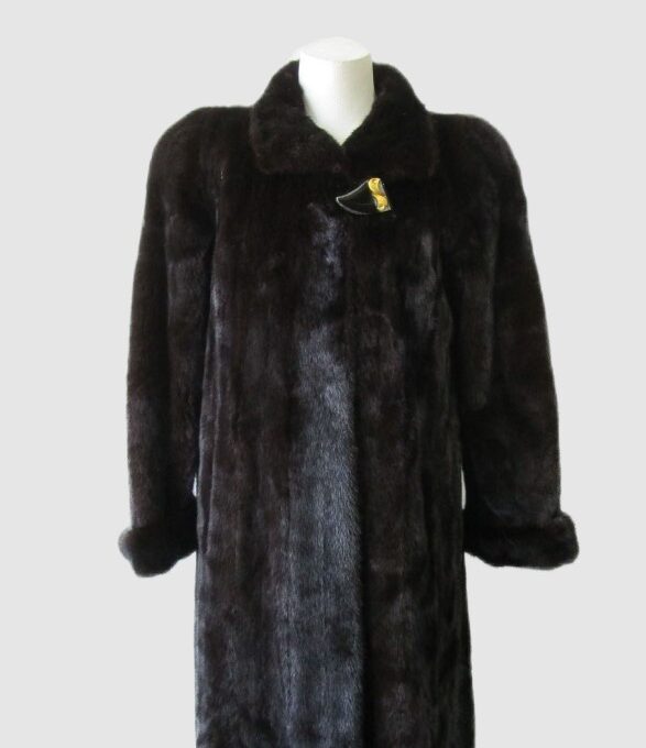 Women's Sz 8 Superb Real Mink Fur Coat Jacket Woman AMERICAN LEGEND
