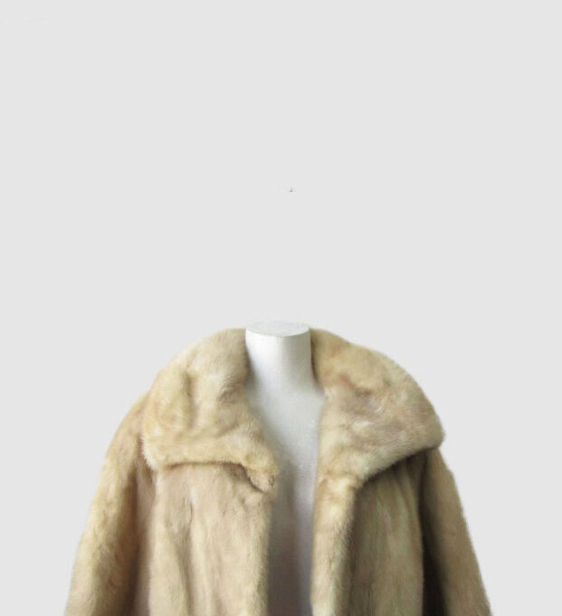 Women's Sz 6 S Pearl Mink Fur Jacket Bolero Coat MINT+ Woman