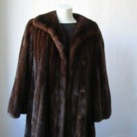Women's Sz 6/8 Canadian Demi-Buff Mink Fur Coat Jacket SUPERB
